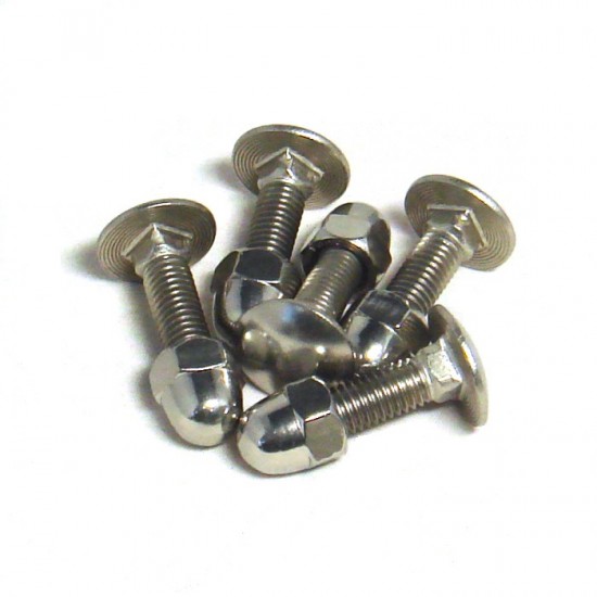 Stainless Steel Carriage Bolts & Nuts M8 x 30MM (L) with Cap Nut (5 SETS/PKT)