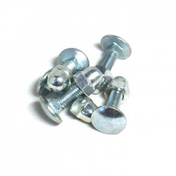Galvanized Carriage Bolts & Nuts 5/16" x 1 1/4" (L) with Cap Nut (5 SETS/PKT)