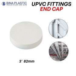 Bina Plastic UPVC Fittings End Cap 3" 82MM