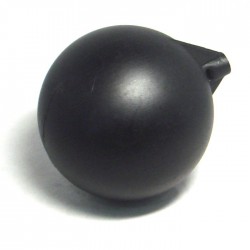 Poly Float Ball 1/2" x 4" (D) (Black)