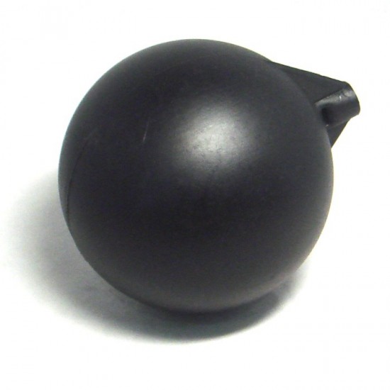 Poly Float Ball 1/2" x 3 1/2" (D) (Black)