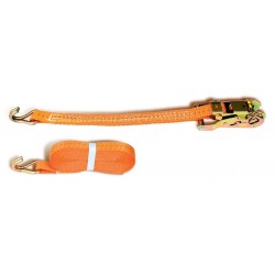 Warrior Heavy Duty Polyester Cargo Lash 4" (W) x 12.0M (L) x 10.0T with Ratchet Tie Down & Double J Hook