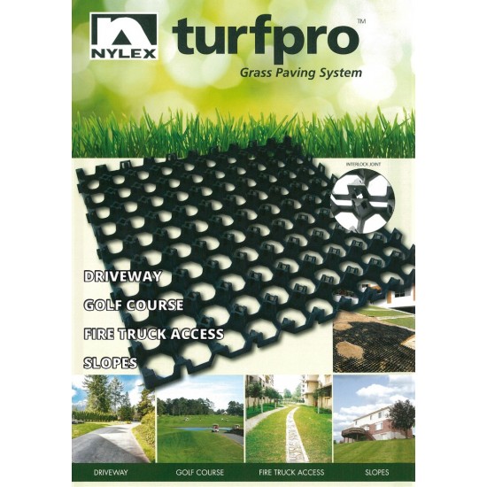 Nylex Turfpro Grass Paving System 500MM (L) x 500MM (W) x 30MM (H) Nylex Turfpro Grass Paving System 500MM (L) x 500MM (W) x 30MM (H)