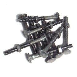 Mild Steel (MS) Carriage Bolts & Nuts 5/16" (D) x 3" (L) (SET)