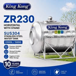 King Kong ZR230 Horizontal With Stand Stainless Steel Water Tank 2300L/500G