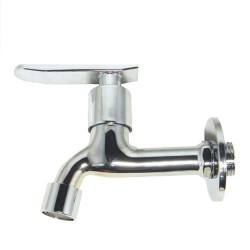 Bob 727-F Elegant Design Wall Type Chrome Bib Tap 1/2"