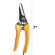Tiger 702 Wholly Heat Treated Carbon Steel Straight Blade Pruning Shears 7"