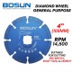 Bosun F1GP Diamond Wheel General Purpose 4" 105MM (D) x 2.1MM (T) x 20MM (AS)