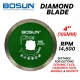 Bosun F3CE Diamond Blade For Ceramic 4" 105MM (D) x 1.5MM (T) x 20MM (AS)