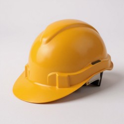 Proguard HG1-PHSL ABS Shell Safety Helmet with Slide Lock System - Yellow/White