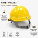 Proguard HG1-PHSL Safety Helmet with Slide Lock System - Yellow/White/Blue Proguard HG1-PHSL Safety Helmet with Slide Lock System - Yellow/White/Blue