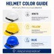 Proguard HG1-PHSL Safety Helmet with Slide Lock System - Yellow/White/Blue Proguard HG1-PHSL Safety Helmet with Slide Lock System - Yellow/White/Blue