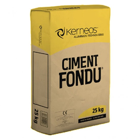 Kerneos Cement Fondu Calcium Aluminate-based Hydraulic Binder Ciment 25KG
