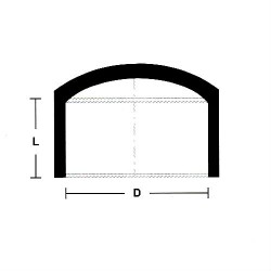 PVC Fittings End Cap 2 1/2" (65MM)