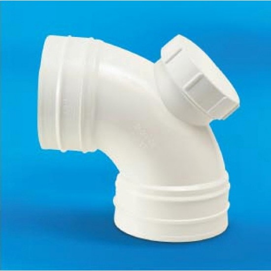 Bina Plastic UPVC Fittings Sweep Bend I/O 6" 160MM