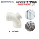 Bina Plastic UPVC Fittings Sweep Bend I/O 8" 200MM