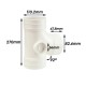 Bina Plastic UPVC Fittings Equal Single Branch 4" x 3"  (110MM x 82MM)
