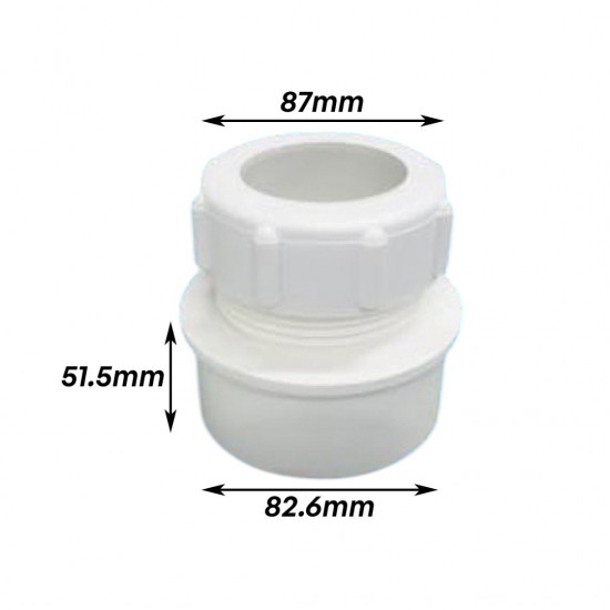 Bina Plastic UPVC Fittings Access Plug 3" 82MM Bina Plastic UPVC Fittings Access Plug 3" 82MM