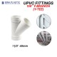 Bina Plastic UPVC Fittings 135° Y-Branch (Y-Tee) 1 1/2" 40MM