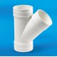 Bina Plastic UPVC Fittings 135° Y-Branch (Y-Tee) 6" 160MM