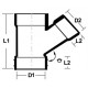 Bina Plastic UPVC Fittings 135° Y-Branch (Y-Tee) 8" 200MM Bina Plastic UPVC Fittings 135° Y-Branch (Y-Tee) 8" 200MM