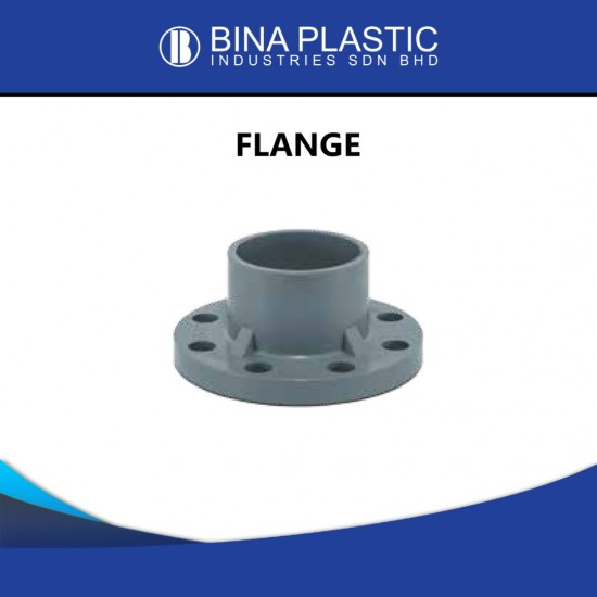 Bina Plastic UPVC Pressure Fittings Flange 3" (80MM)