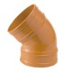 Bina Plastic UPVC Underground Fittings 135° Plain Bend 6" 160MM Bina Plastic UPVC Underground Fittings 135° Plain Bend 6" 160MM