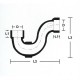 Bina Plastic UPVC Underground Fittings P-Trap Plain 4" 110MM