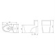 Inno Sericite WC1023 Cryolite Wash Down One Piece Water Closet S-Trap (WHITE)