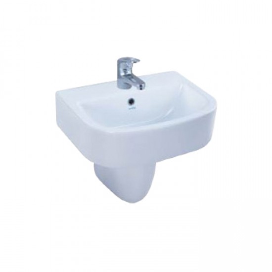 Inno Sericite WB2043 Enthalpy Wall-Hung Wash Basin (WHITE)