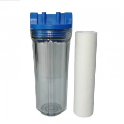 Sterling DMF1 Pipeline Water Filter with Release Valve 1/2" Complete with Fibre Cartridge