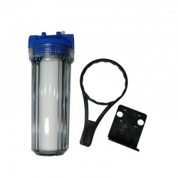 Sterling DMF1 Pipeline Water Filter with Release Valve 1/2" Complete with Fibre Cartridge