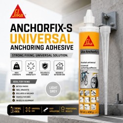 Sika AnchorFix-S Universal Anchoring Adhesive 300ML - Light Grey