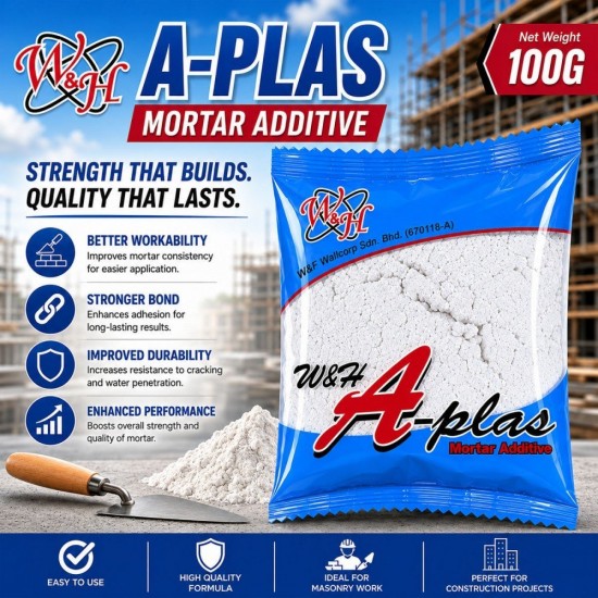 W&H A-Plas Mortar Additive 100G