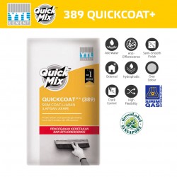 YTL QuickMix 389 QuickCoat+ Top Quality Polymer Modified Cementitious For Cement Rendered & Concrete Surfaces 25KG