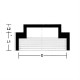 PVC Fittings Plug 1 1/2" (40MM)