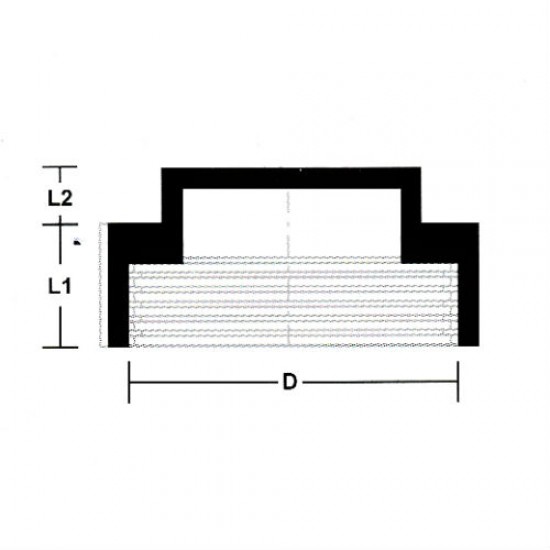 PVC Fittings Plug 2" (50MM)