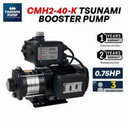 Tsunami Pump CMH2-40-K Water Booster Pump 0.75HP/550W