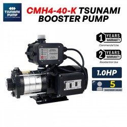 Tsunami Pump CMH4-40-K Water Booster Pump 1.0HP/750W