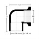 PVC Fittings P/T Elbow 1/2" (15MM)