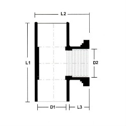PVC Fittings P/T Tee 1/2" (15MM)