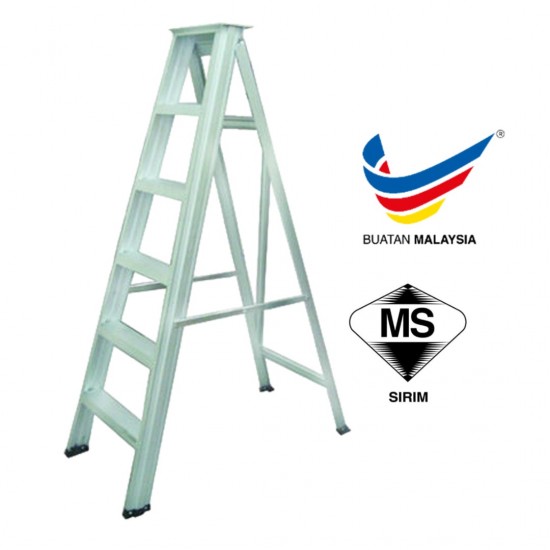 Everlas HD04 Heavy Duty Single Sided Aluminium Ladder 4 Step 982MM (3.22') Everlas HD04 Heavy Duty Single Sided Aluminium Ladder 4 Step 982MM (3.22')