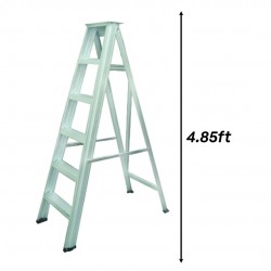 Everlas HD06 Heavy Duty Single Sided Aluminium Ladder 6 Step 1477MM (4.85FT)