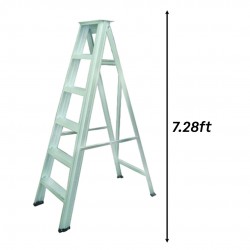 Everlas HD09 Heavy Duty Single Sided Aluminium Ladder 9 Step 2219MM (7.28FT)