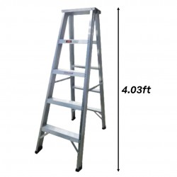 Everlas HDDS05 Heavy Duty Double Sided Ladder 5 Step 1229MM (4.03FT)