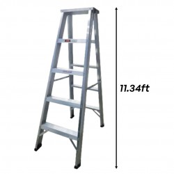 Everlas HDDS14 Heavy Duty Double Sided Ladder 14 Step 3457MM (11.34')