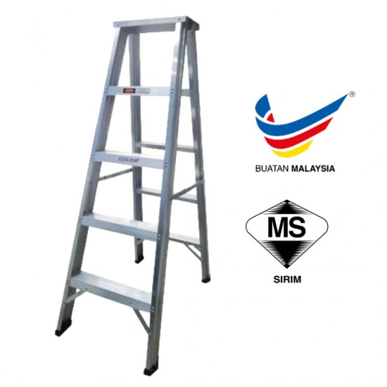 Everlas HDDS14 Heavy Duty Double Sided Ladder 14 Step 3457MM (11.34') Everlas HDDS14 Heavy Duty Double Sided Ladder 14 Step 3457MM (11.34')