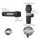i Pure iP-1054 FRP Outdoor Water Filter with PE Inner Shell 250MM 10"(DIA) x 1450MM (L) 60L