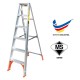 Winner WSS05 Aluminium Single Sided Tanglepruf Ladder 5 Step 1228MM/4.03FT Winner WSS05 Aluminium Single Sided Tanglepruf Ladder 5 Step 1228MM/4.03FT