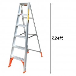 Winner WSS09 Aluminium Single Sided Tanglepruf Ladder 9 Step 2207MM/7.24FT